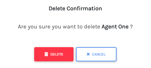 Delete Agent